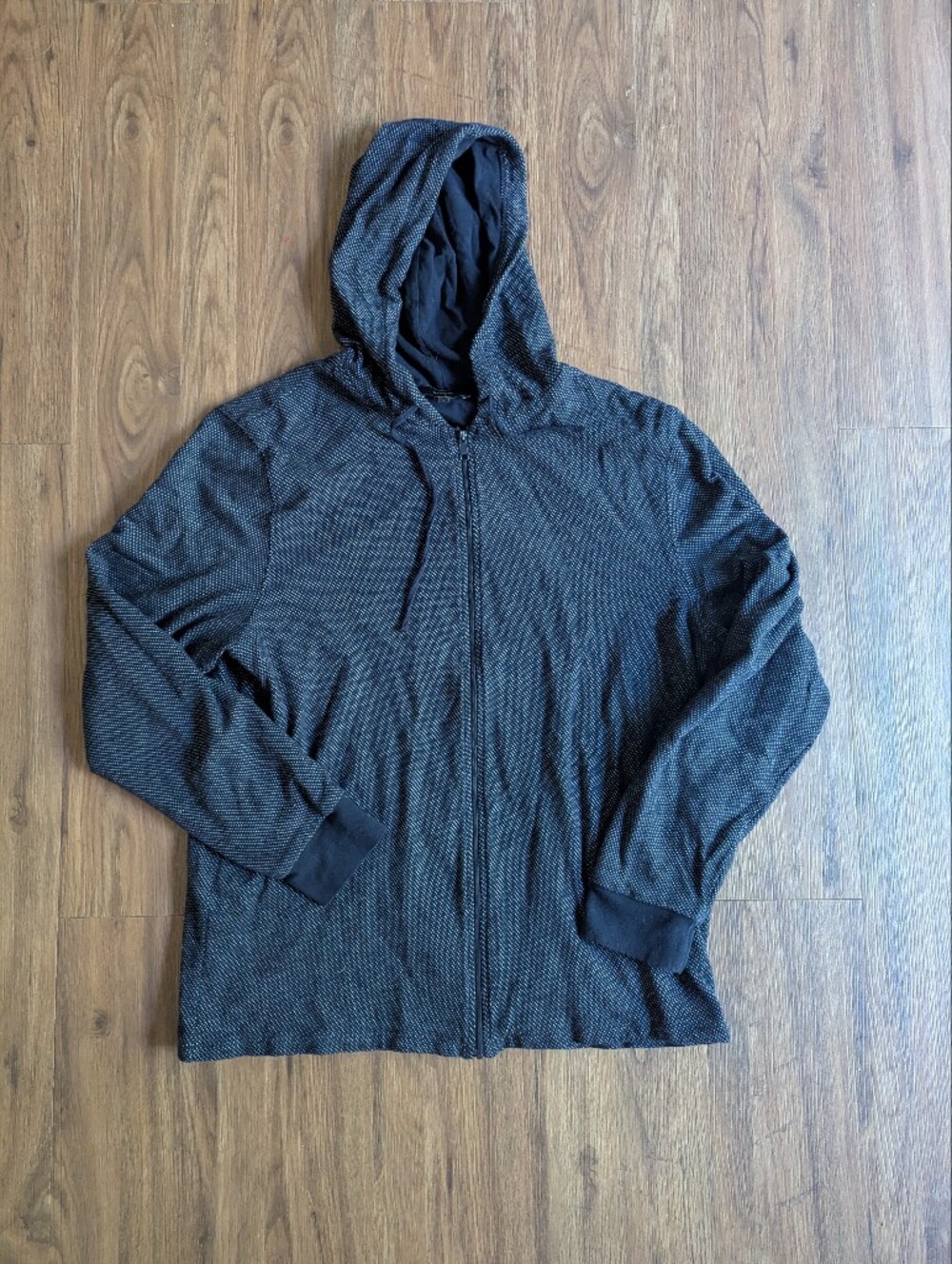 Vince Men's Navy Zip Hoodie Sz L